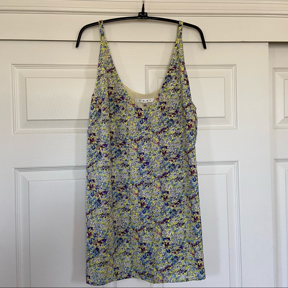 Cabi Floral Scatter Print Cami Style Top
